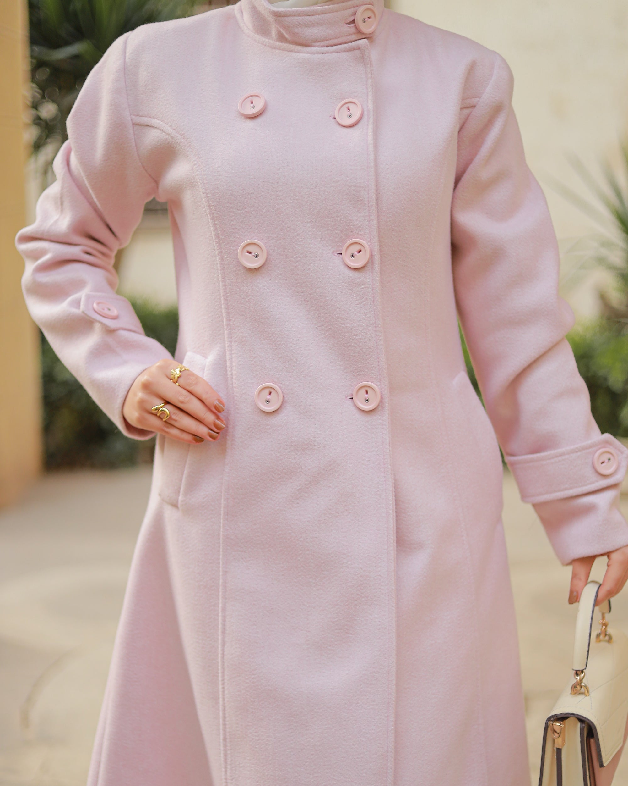 Princess Wool Coat – Light Pink