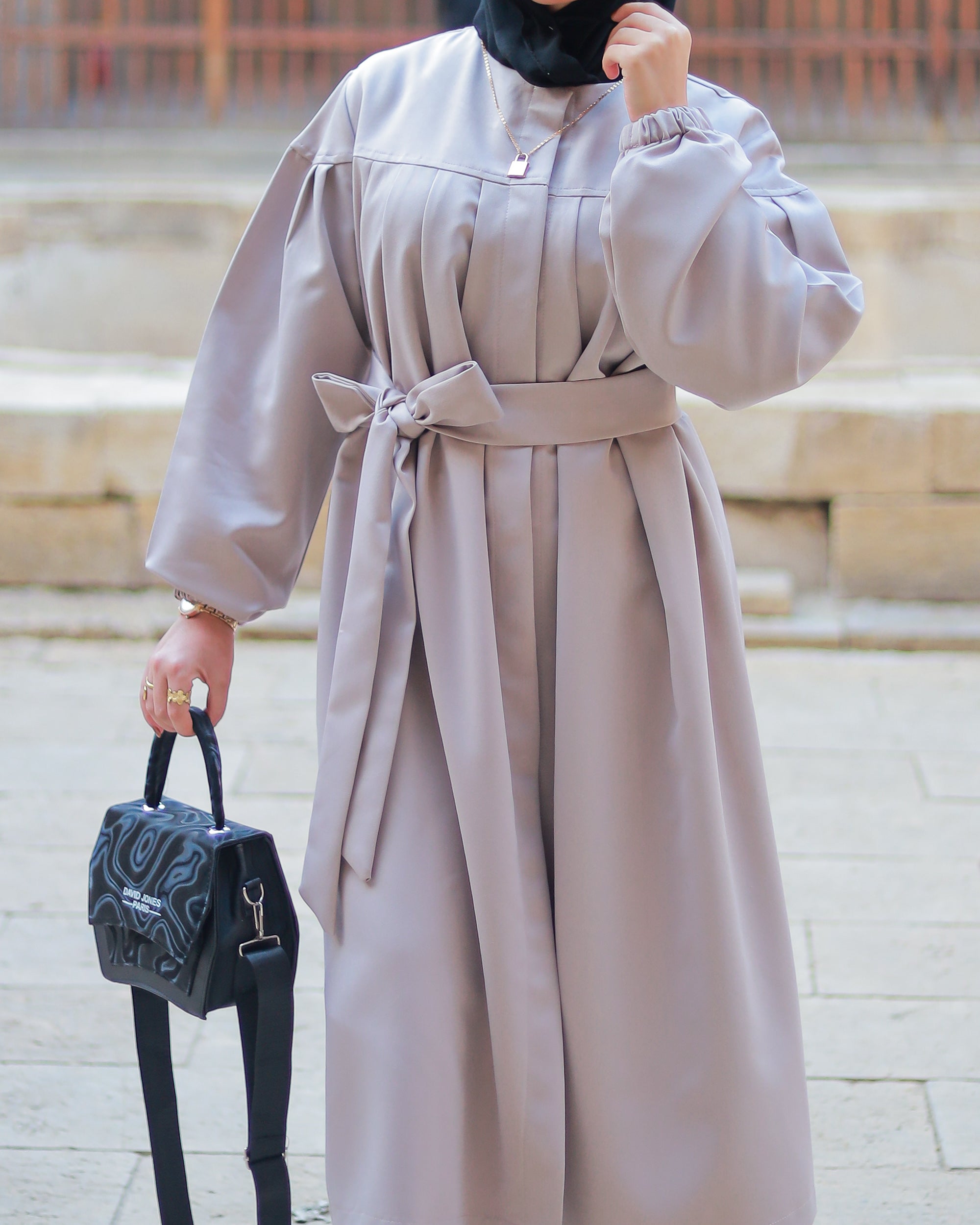 Winter Mini Dress - Latte