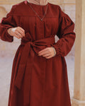 Burgundy Mini Dress